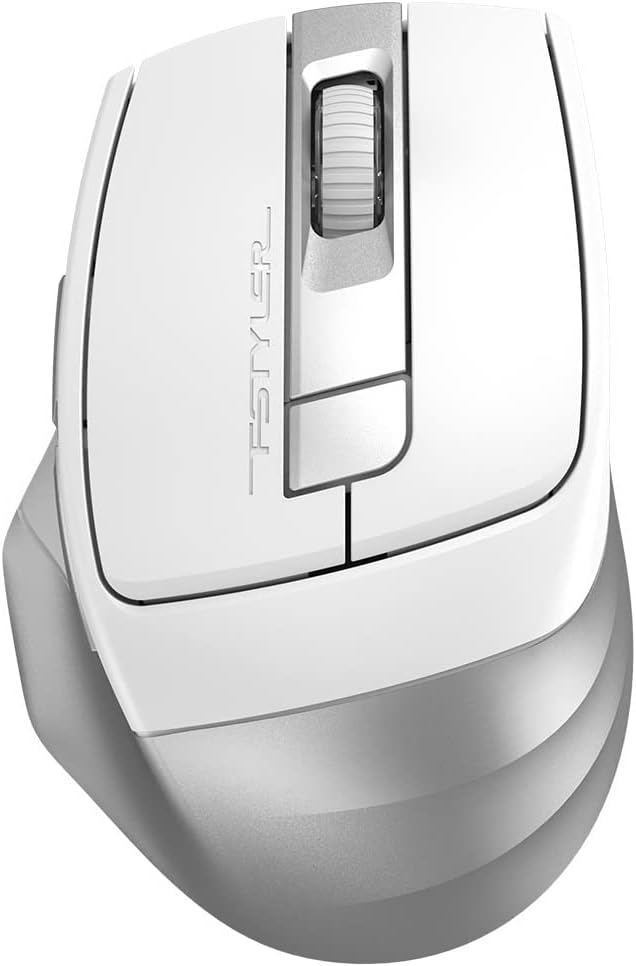 Tech FB35C Kablosuz Mouse, Bluetooth, 2.4 GHz, Nano Optik, 2400 DPI, Şarj Edilebilir, Beyaz, Standart
