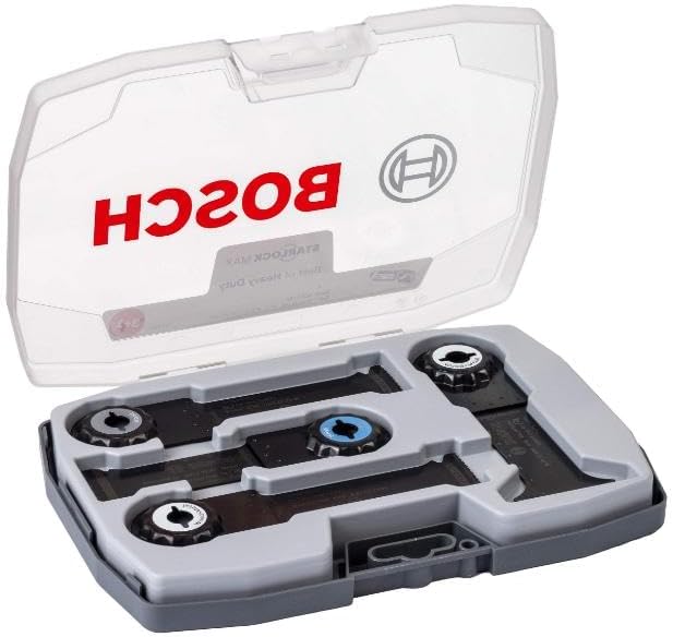 Professional Accessories Professional 4 parçalı daldırma testere bıçağı Starlock Best of Heavy Duty set (ahşap ve sertleştirilmemiş metal, çok amaçlı alet için)