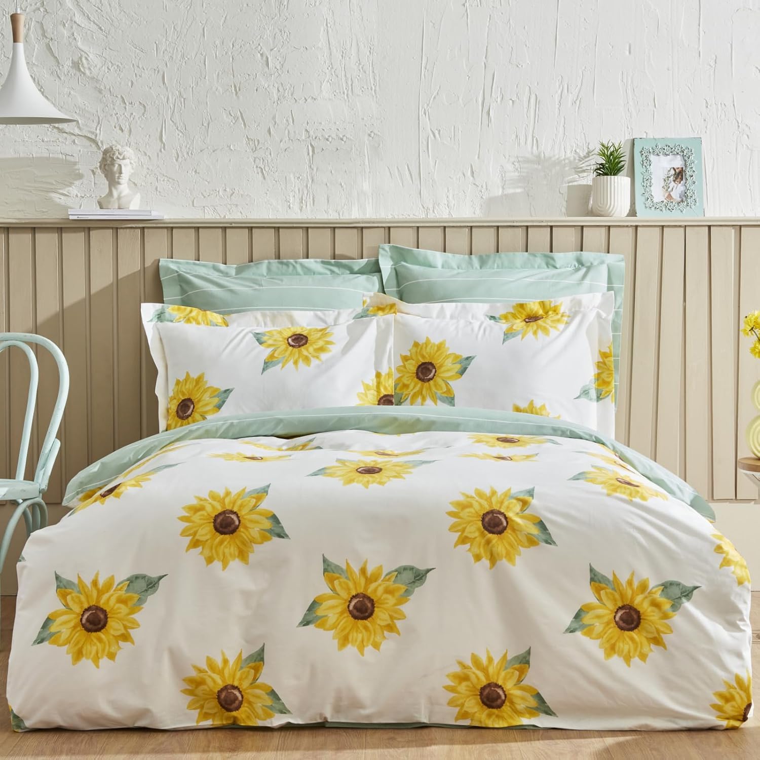 Home Conrad%100 Pamuk Çift Kişilik Nevresim Takımı Yeşil (PP)