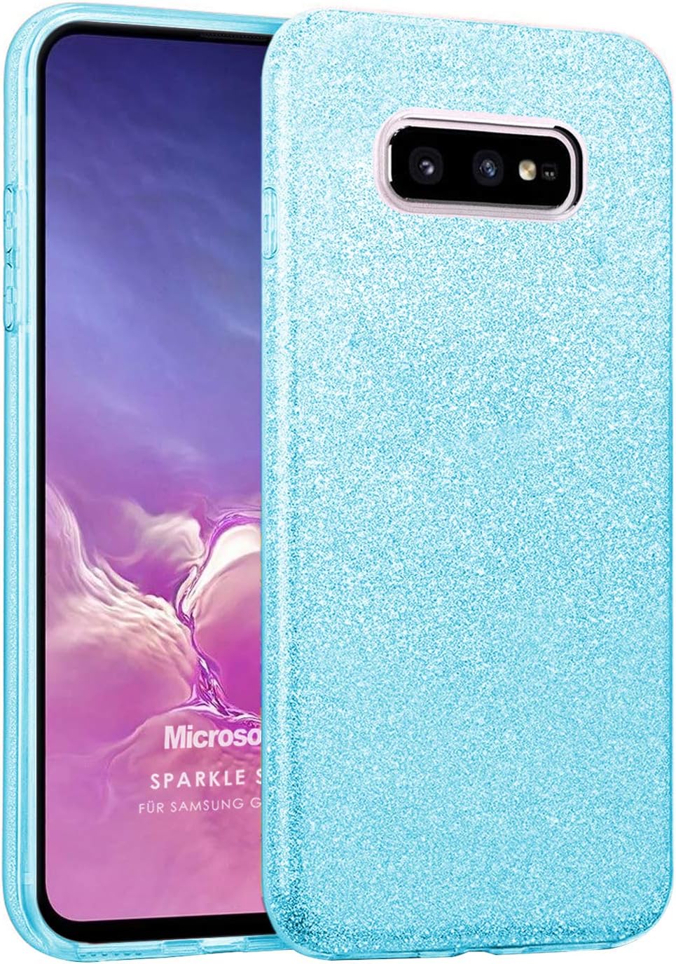 Samsung Galaxy S10e Kılıf Sparkle Shiny Mavi