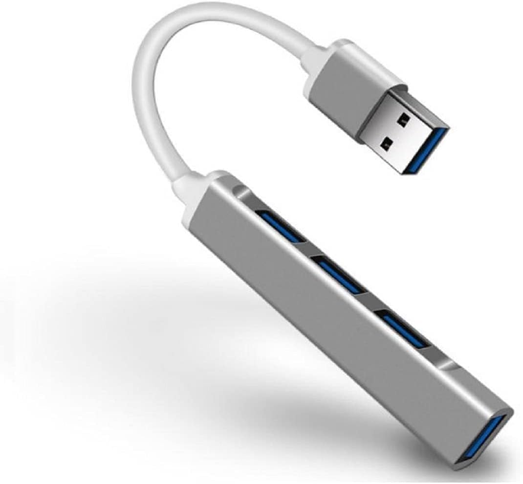 USB Çoğaltıcı Metal Slim Adaptör USB 3.0 Çoklu Bağlantı Noktalı Dağıtıcı Seyahat Çoklama Dock Laptop PC Notebook Bilgisayar Adaptörü Ev Okul Ofis Kullanımına Uygundur