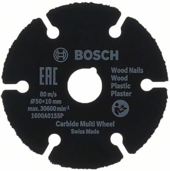 Professional Accessories Kesme Diski Karbür Multi Wheel (Çoklu Malzeme için, Ø 50 mm, Aksesuar Bosch Professional Accessories EasyCut&Grind)