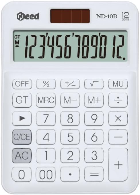 ND-10B Beyaz Hesap Makinesi