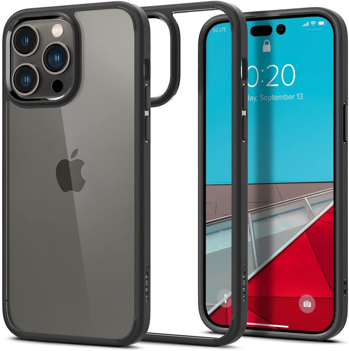 iPhone 14 Pro Kılıf Crystal Hybrid Matte Black - ACS04669