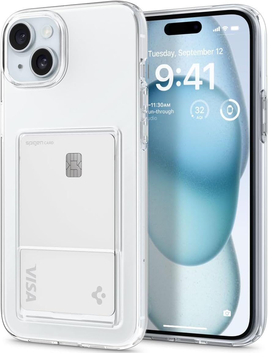 iPhone 15 Plus Kılıf Crystal Slot Crystal Clear - ACS06667