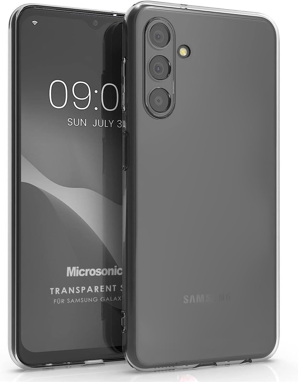 Samsung Galaxy M34 5G için Kılıf Transparent Soft [Galaxy M34 5G ile Uyumlu Kılıf - Şeffaf]