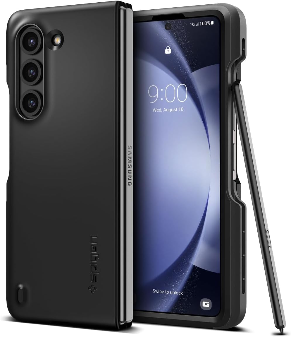 Galaxy Z Fold 5 Kılıf Thin Fit P Black - ACS06209