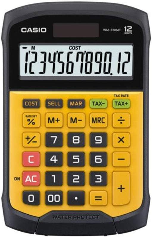 CASIO WM-320MT-S-DC Casio Suya ve Toza Dayanıklı Hesap Makinesi