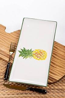 HOME ANANAS DEKORLU SUNUM TABAĞI 36X16CM