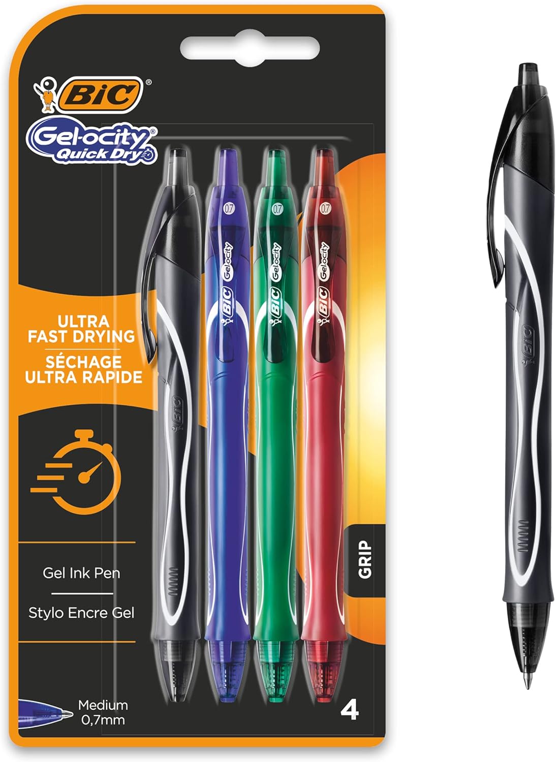 Gelocity Quick Dry 4&apos;lü Blister Jel Kalem Karışık Renkler