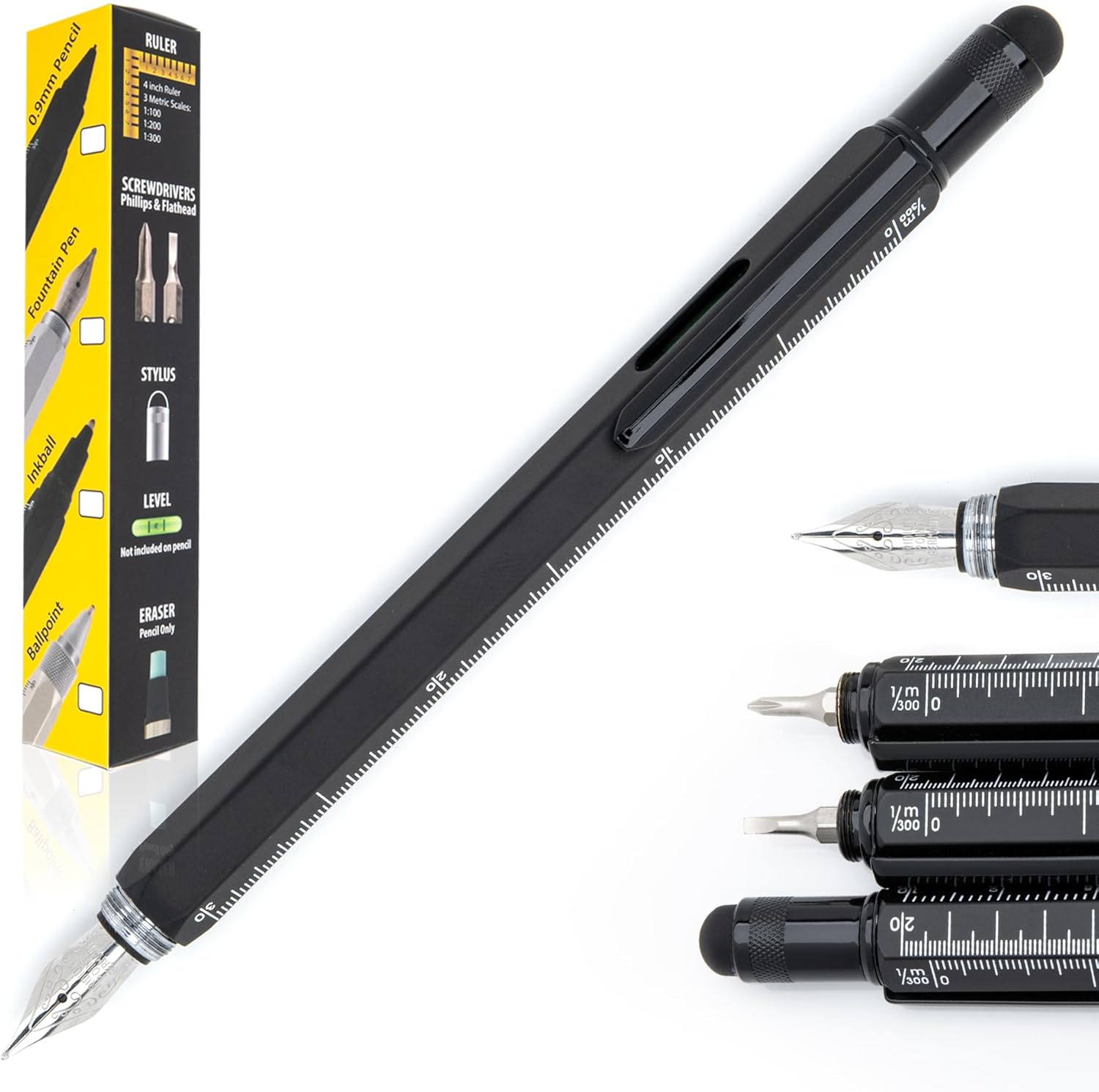 Tool Pen Serisi Mv35232 Dk Toolpen Multifunction Siyah Dolma Kalem