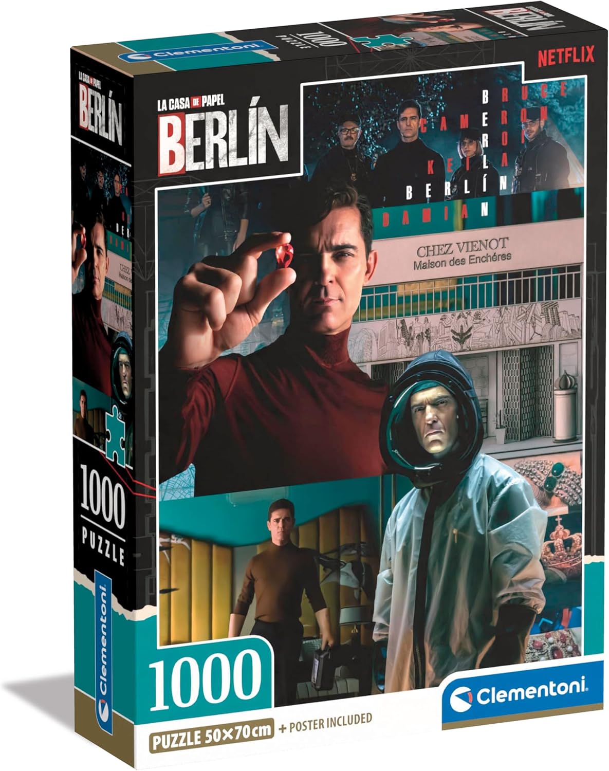 1000 Parça La Casa De Papel Puzzle Berlin 3 (Compact Box)