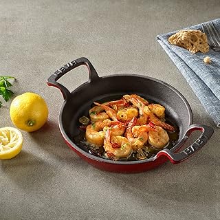 Döküm Yuvarlak Kulplu Yumurta Sahanı Tava, 16 cm, Siyah