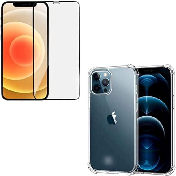 iPhone 12 Pro Max Seramik Nano Ekran Koruyucu Ve Tıpalı Kılıf 2İn1 Seramik Nano Ekran Koruyucu HD şeffaf koruyucu film Ceramic Nano Ekran Koruyucu, kamera koruması, Seramic Ekran Koruyucu