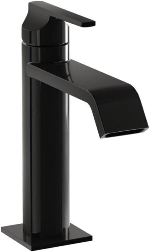Suit A4281639 Lavabo Bataryası, Üstten Kumandalı, Parlak Siyah
