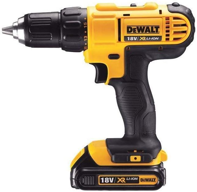 DCD771S2/Tr Şarjlı Vidalama/Matkap Aleti, 1.5 Ah, 18V, 1500 Dev/Dk, 42 Nm Tork, Sarı/Siyah