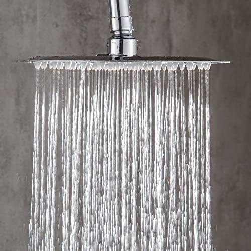Tepe Duş Başlığı Kare Slim 304 Metal 20x20 cm KTD101