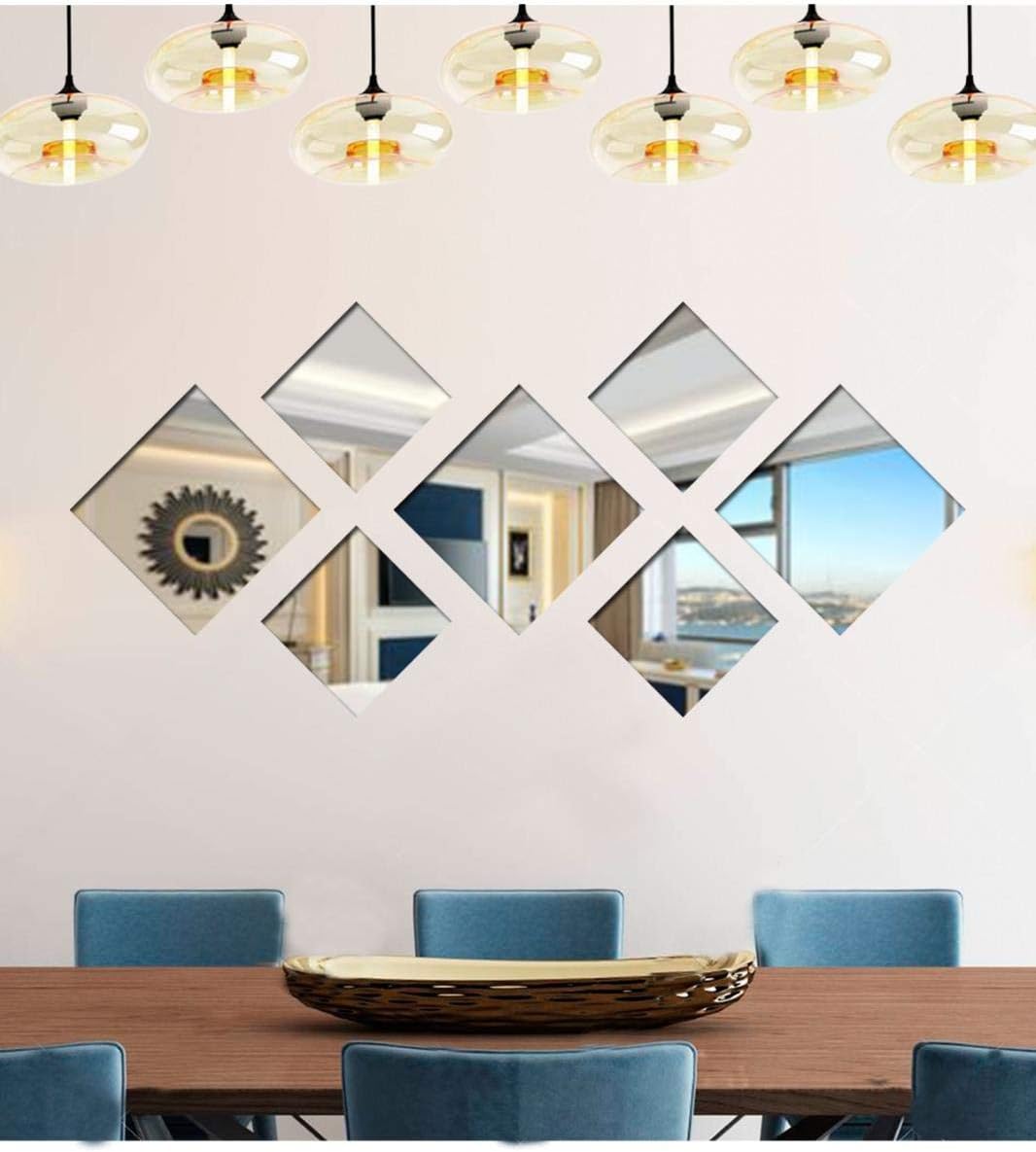 HOME & DECOR Kare 7 Parçalı Ayna
