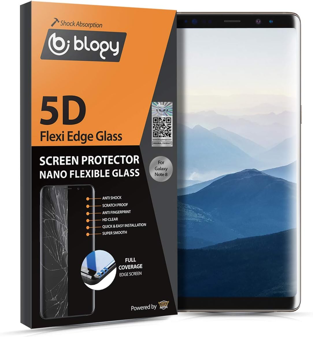 Galaxy Note 8 Flexi Edge 5d Ekran Koruyucu