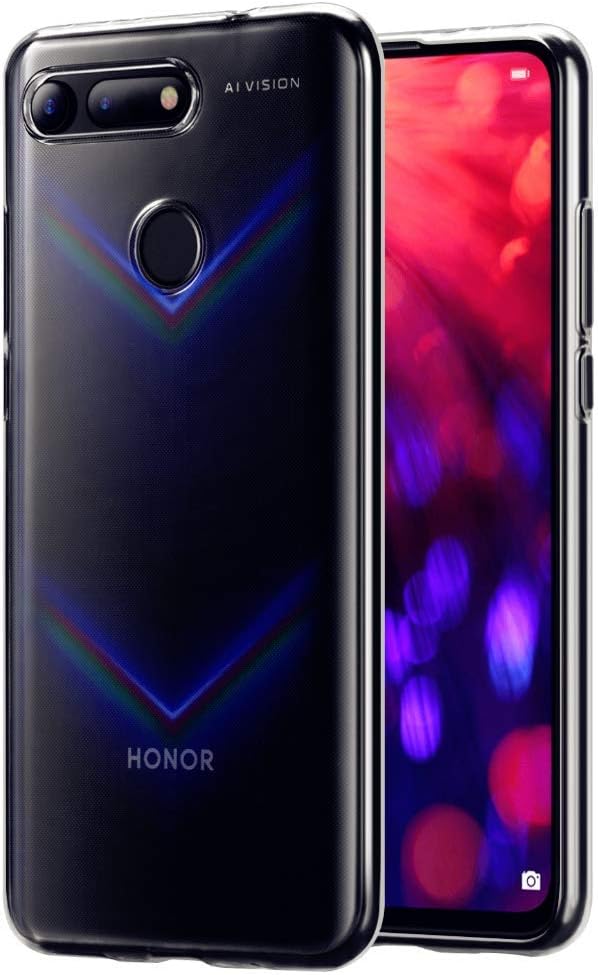 Honor View 20 için Kılıf Transparent Soft Beyaz [Honor View 20 ile Uyumlu Kılıf - Beyaz]