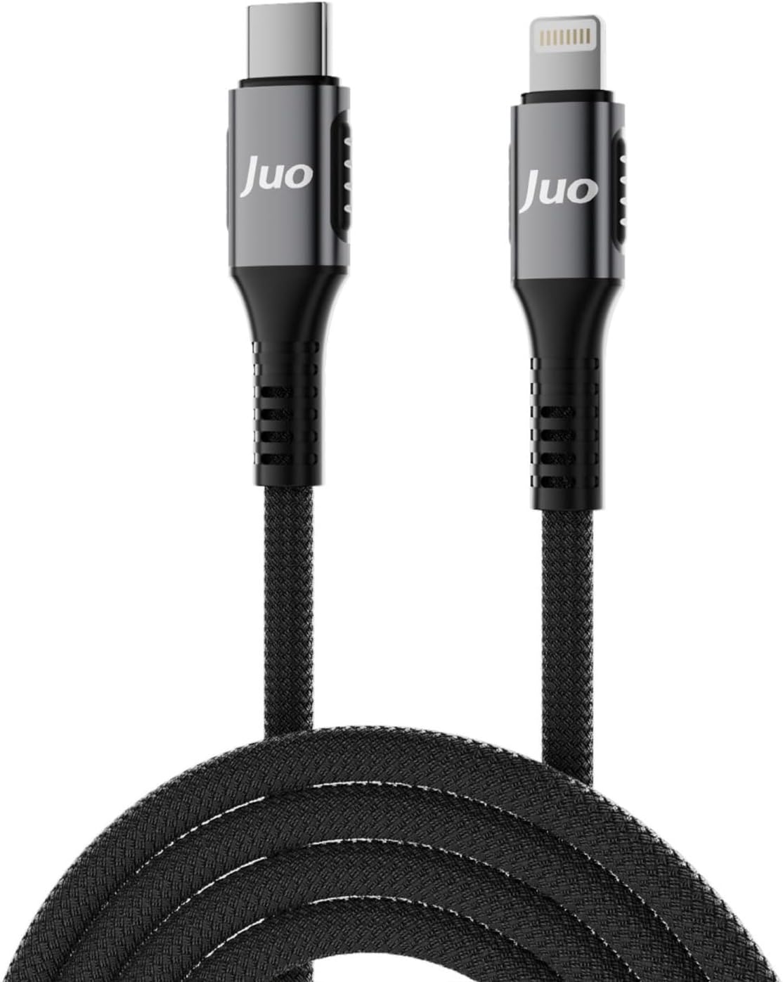 27W USB Type-C to Lightning iPhone iPad Örgülü Hızlı Şarj ve Data Kablosu 2 Metre