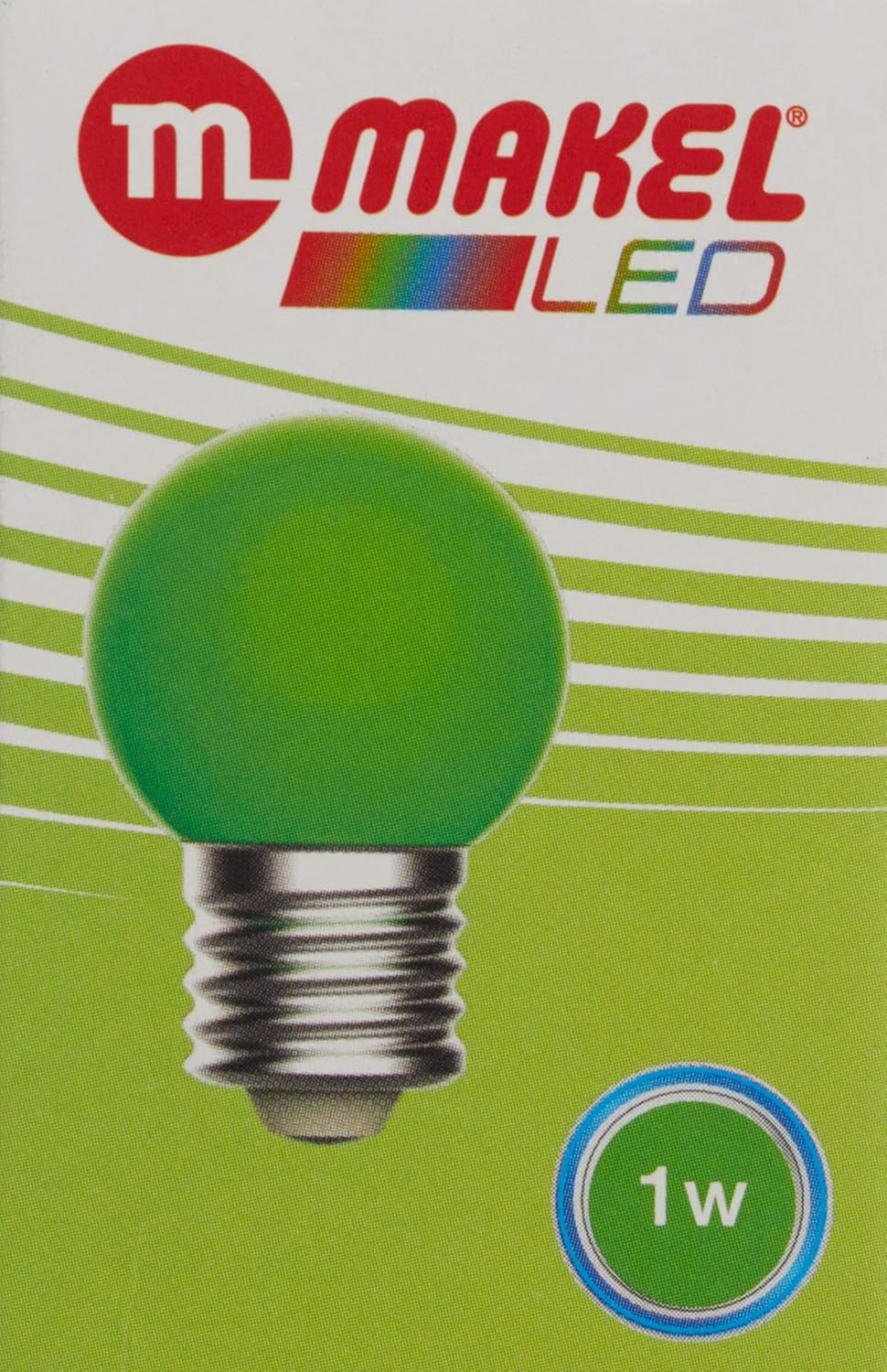 Led Gece Lambası, 1 W, E27 Duy, Yeşil