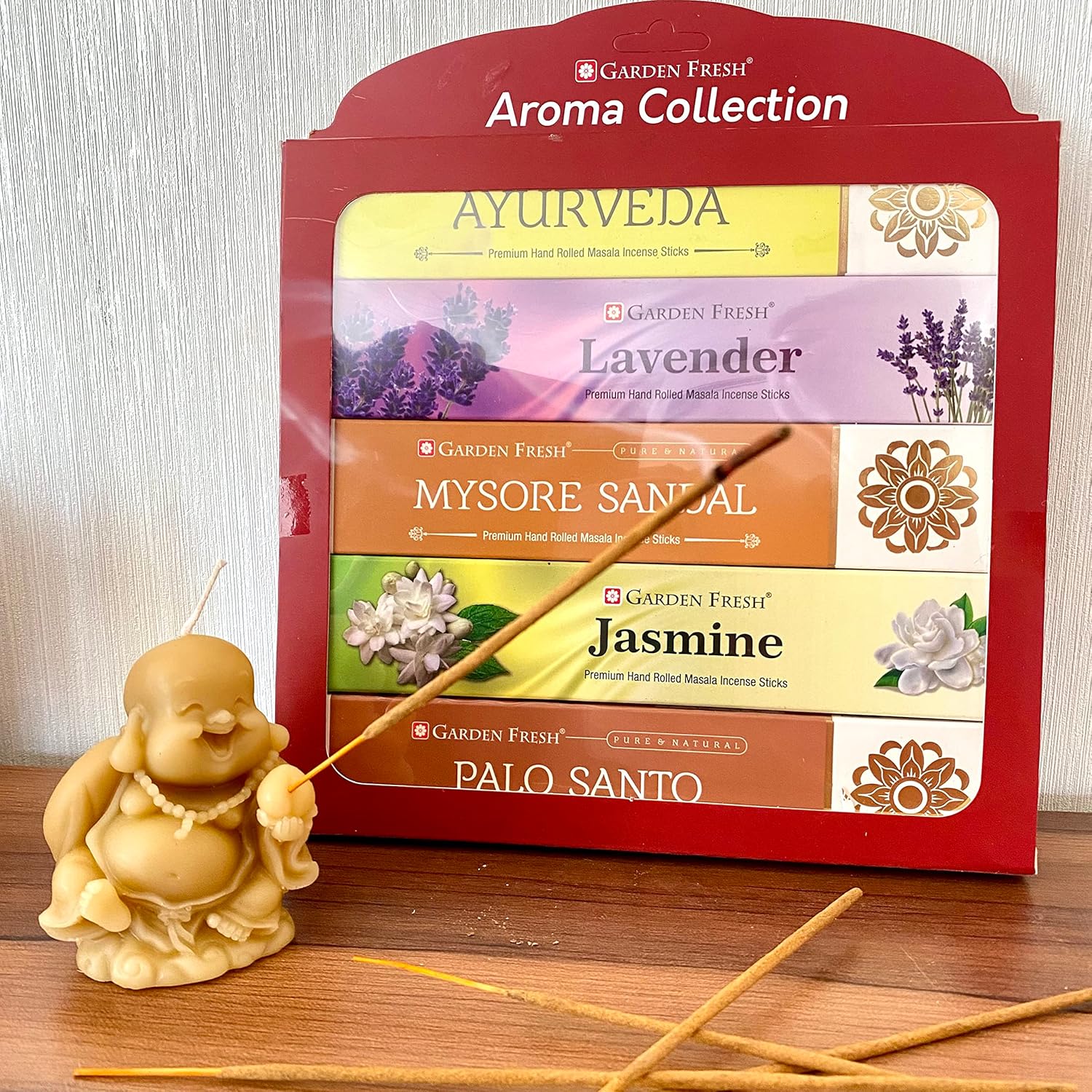 make it easier Garden Fresh Aroma Collection Tütsü Seti (Premium Hand Rolled Collection Incense Sticks)