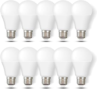 10 Adet Led Ampul 9W Enerji Tasarruflu 10&apos;lu Paket Günışığı (Sarı) 3200 Kelvin E27