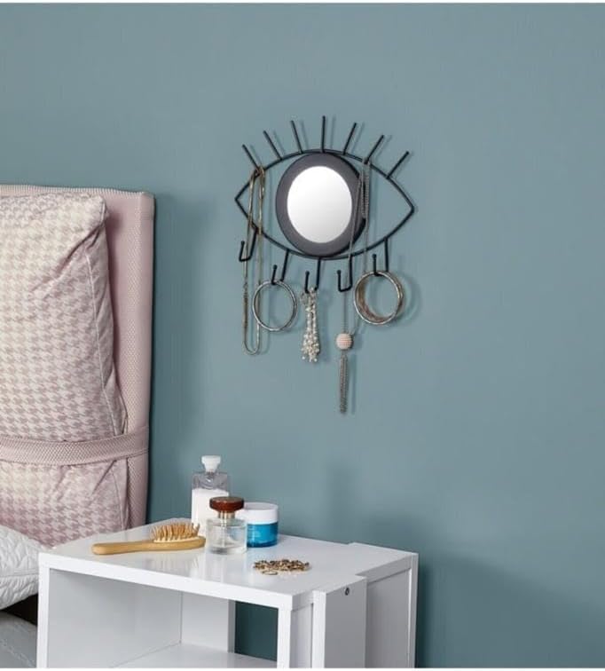 Life Siyah Metal Ayna Anahtar Takı Düzenleyici MIT1002