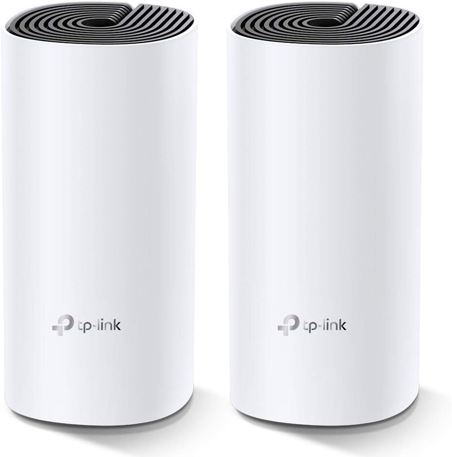 Deco M4 2-pack, AC1200 Mbps, Dual-Band, Gigabit Portları, 100 Cihaza Kadar Bağlanılabilirlik, 260 m²&apos;ye Kadar Kapsama, Mobil Uygulama ile Kolay Kurulum, Wi-Fi 5 Mesh Sistemi