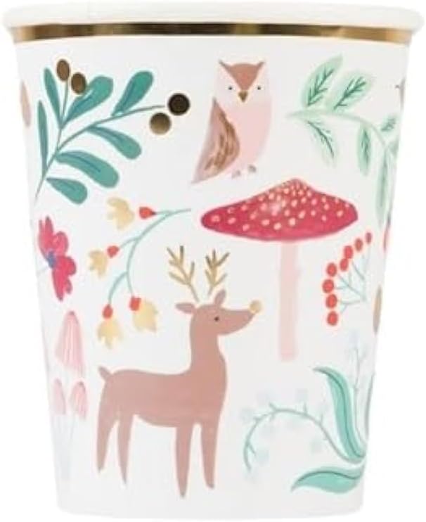 Meri - Winter Woodland Cups - Orman Bardak (8&apos;li)