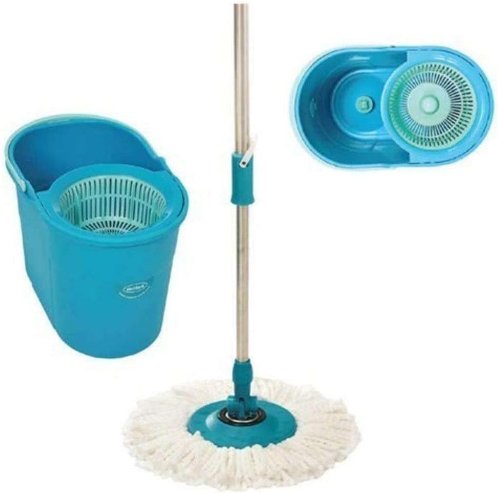 Fix Mop Set Pratik Temizlik Seti Sıkma Sistemli Döner Başlıklı