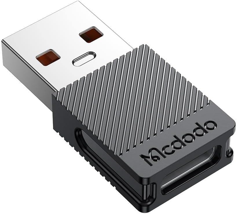Type-C 5A To Usb A 2.0 Dönüştürücü, Siyah