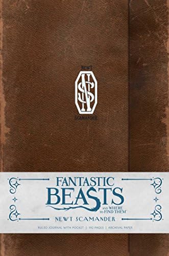 BEASTS AND WHERE TO FIND THEM: NEWT SCAMANDER HARDCOVER RULED JOURNAL (Harry Potter) (Kapak Değişebilir)