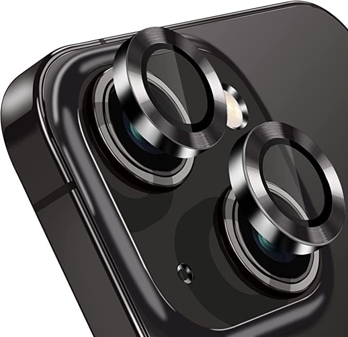 13/13 Mini Kamera Camı Lens Koruyucu Halka Set - Siyah