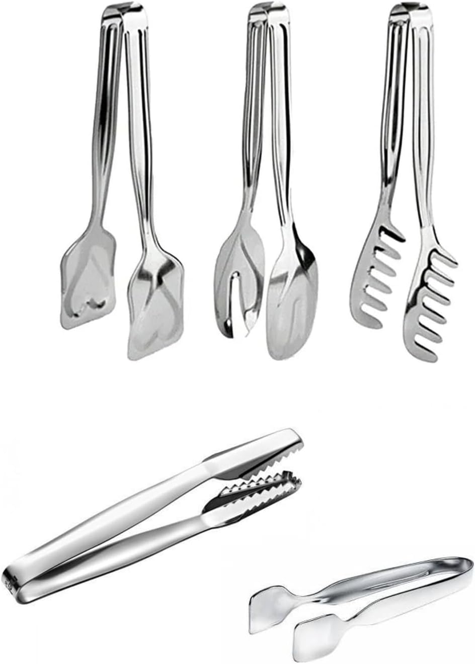 Home 5 Parça Maşa Set,Makarna,Salata,Şeker,Buz Maşası