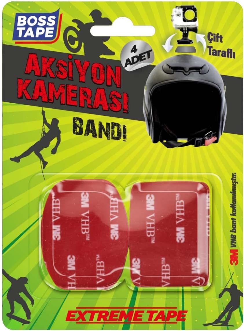 Tape Go Pro Aksiyon Kamerası Yapıştırma Bandı