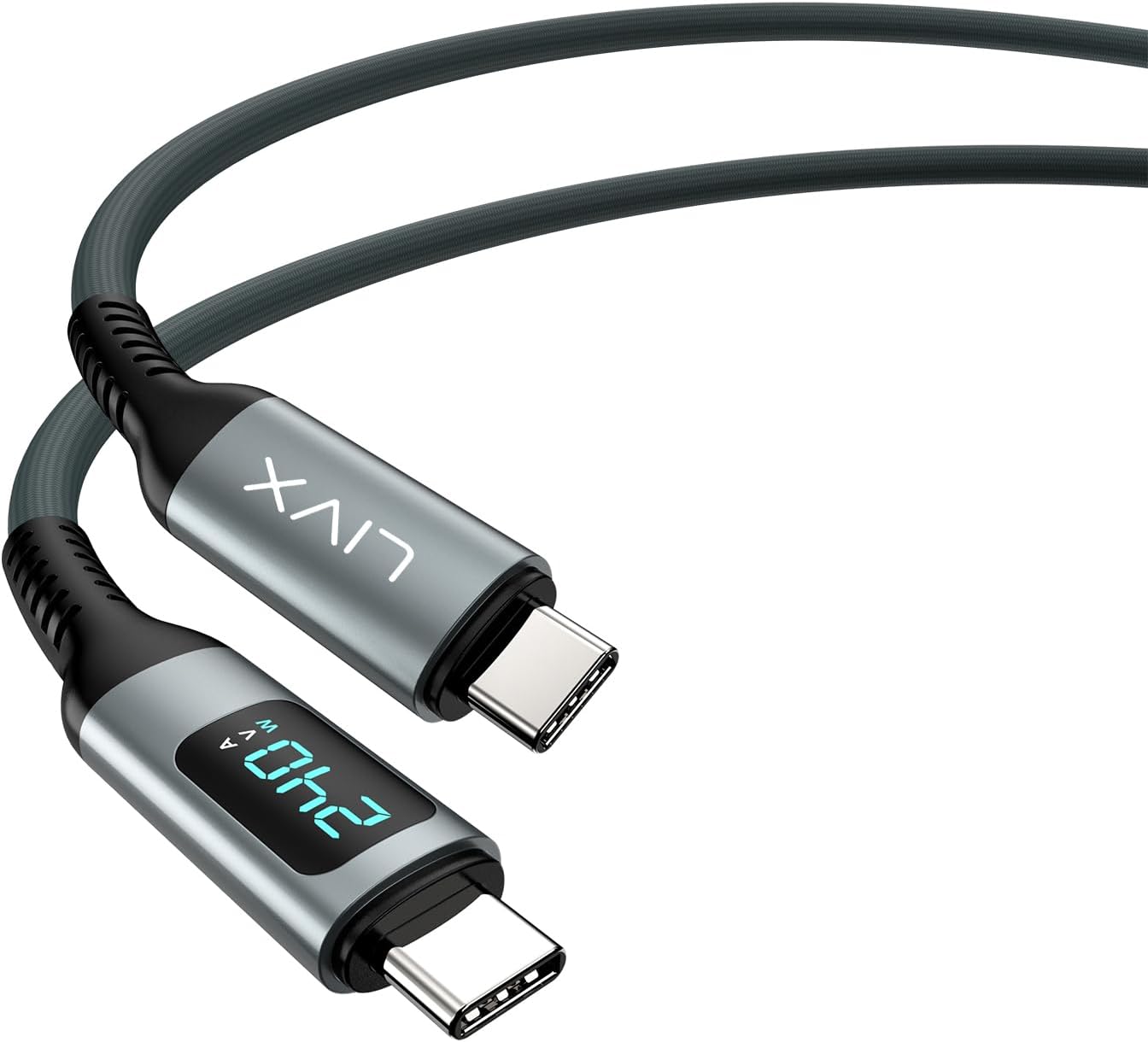 Thunderbolt 4 Type C to Type C 240W Hızlı Şarj 8K@60Hz Görüntü Aktarımı 40Gbps Veri Transferi PD3.1 Led Göstergeli 1.5 Metre Örgülü Kablo ARD-015 (1.5 Metre)