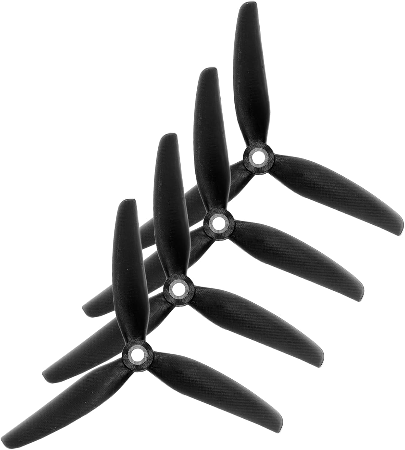 5 İnç Drone Pervanesi - 4&apos;lü paket 2 x CW + 2 x CCW Stealth MK1 5″ (inç) 3 Pal CINE MAT SİYAH