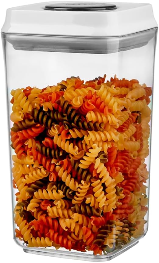 Basmalı Kare Erzak Saklama Kabı (1,25 Lt.) Ölçüler:106X106X192Mm