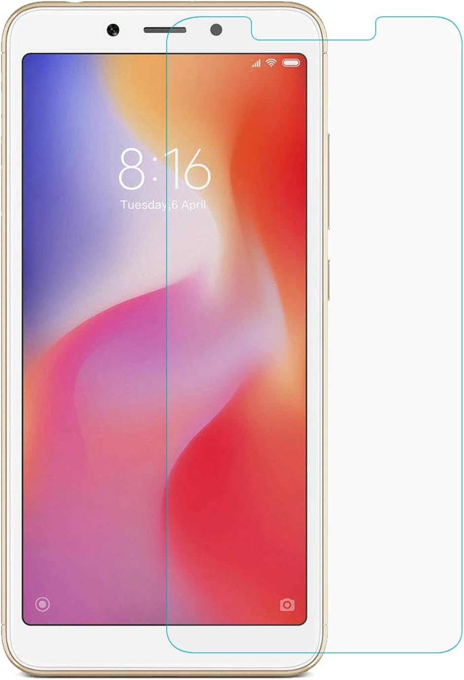 Xiaomi Redmi 6A Temperli Cam Ekran Koruyucu