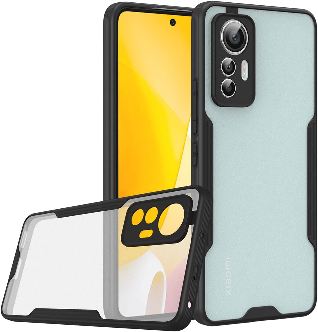 Xiaomi Mi 12 Lite Kılıf Kamera Korumalı Arkası Mat Parfe Silikon