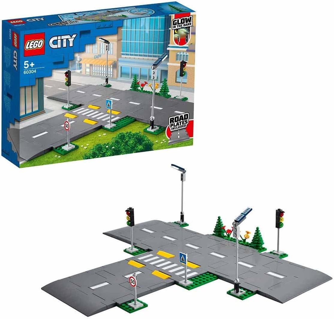 City Yol Zeminleri 60304-5 Yaş ve Üzeri Çocuklar İçin City Setleriyle Uyumlu Yaratıcı Oyuncak Yapım Seti (112 Parça)