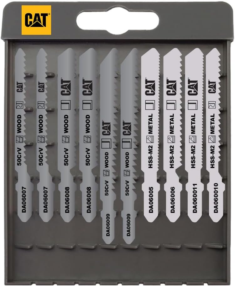 DA06901 Profesyonel Metal/Ahşap Hassas/Kaba Kesim Dekupaj Testere Ucu 10 Parça