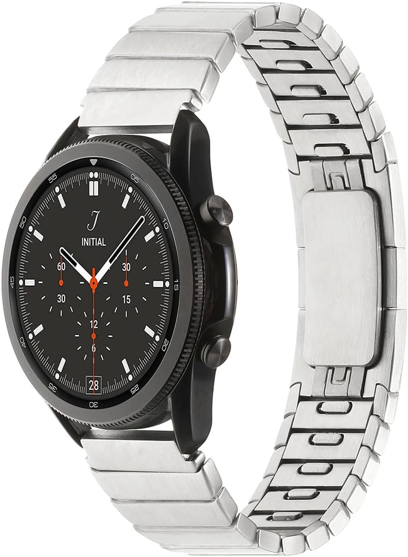 İle Uyumlu Honor Magic 2 46mm KRD-82 22mm Metal Kordon Gümüş