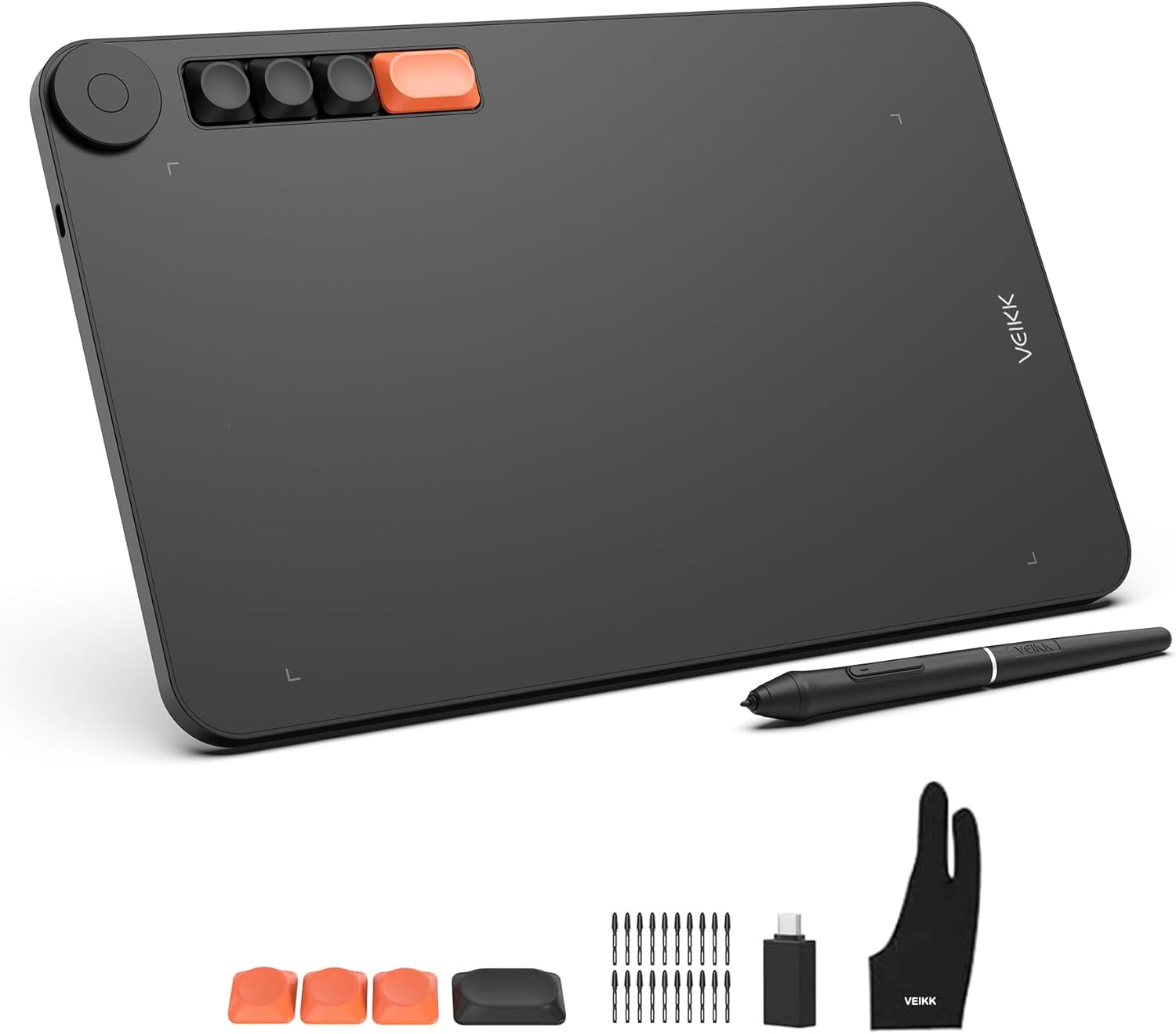VO1060 10x6 5 Kısayol Tuşlu Sağ/Sol El Uyumlu Grafik Tablet+Kalem