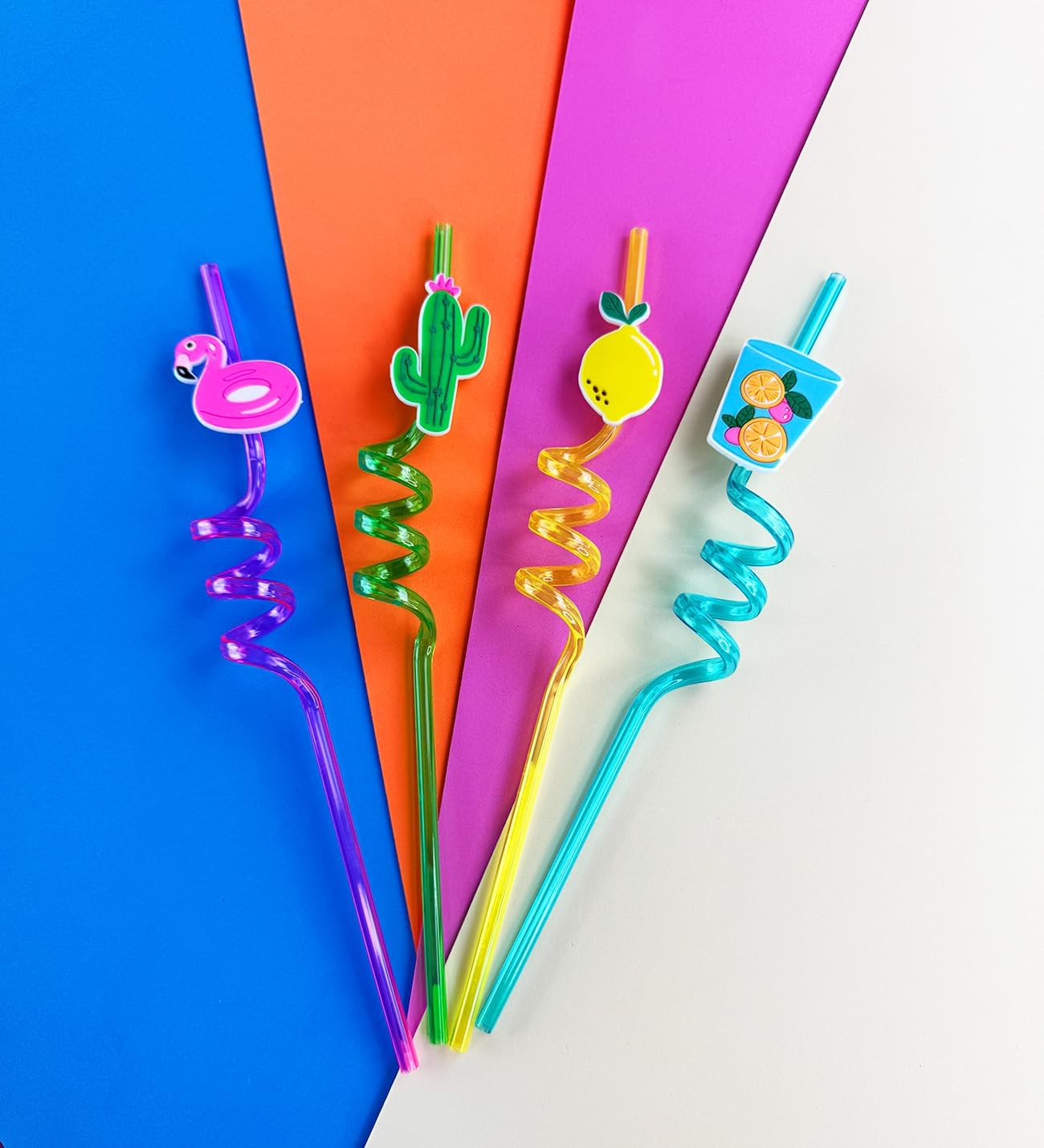 Figürlü Plastik Pipet Seti