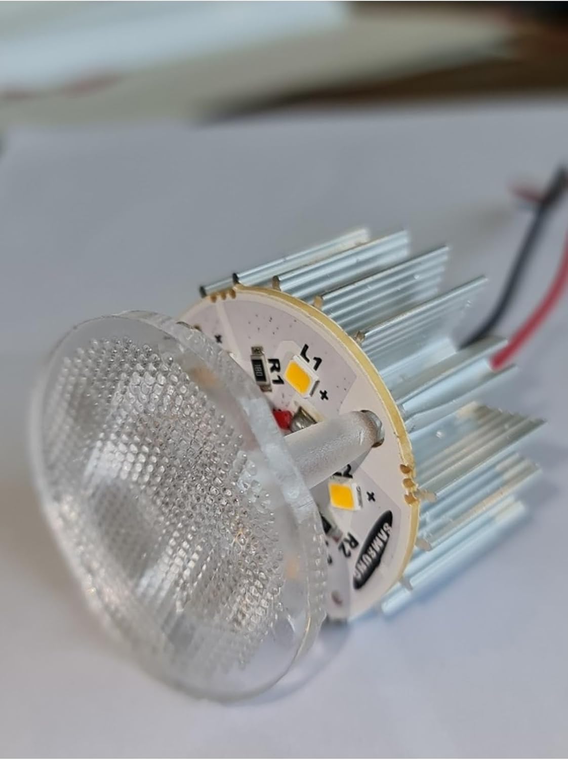 10&apos;lu Paket Dekoratif Yuvarlak Tente Içi(KASASIZ) Led Armatür 12v - Beyaz Işık (6500K)