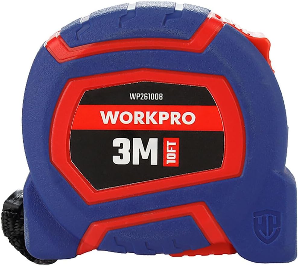 WP261008 3Mx16mm/10Ft. Naylon Kaplama Sarı Çelik Şerit Metre