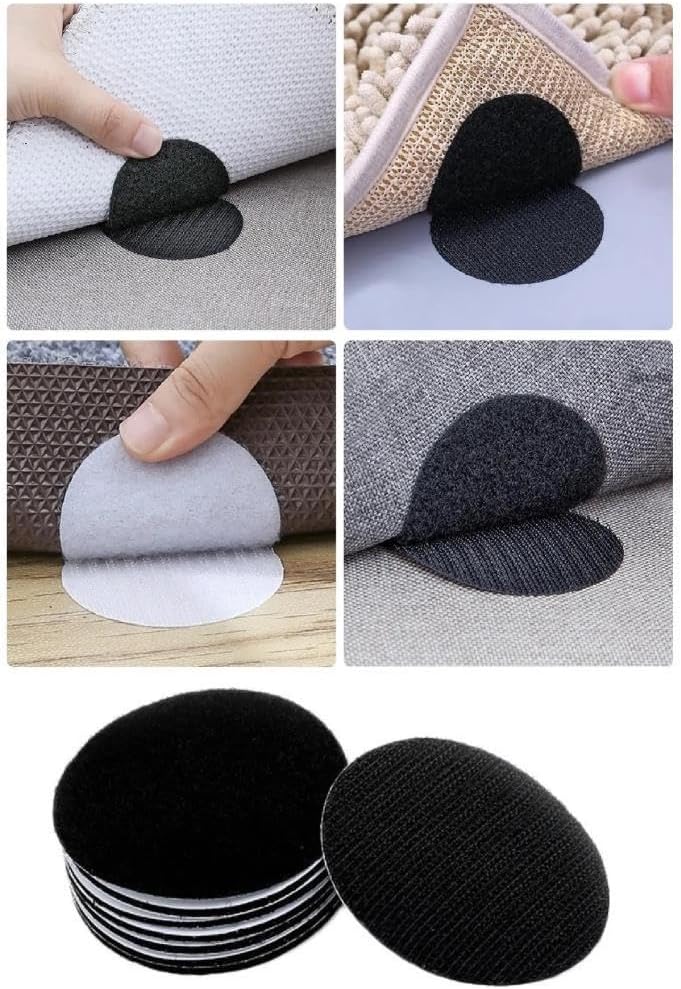 10 Adet Halı Kilim Minder Nevresim Örtü Kaydırmaz Cırt Bant Seti